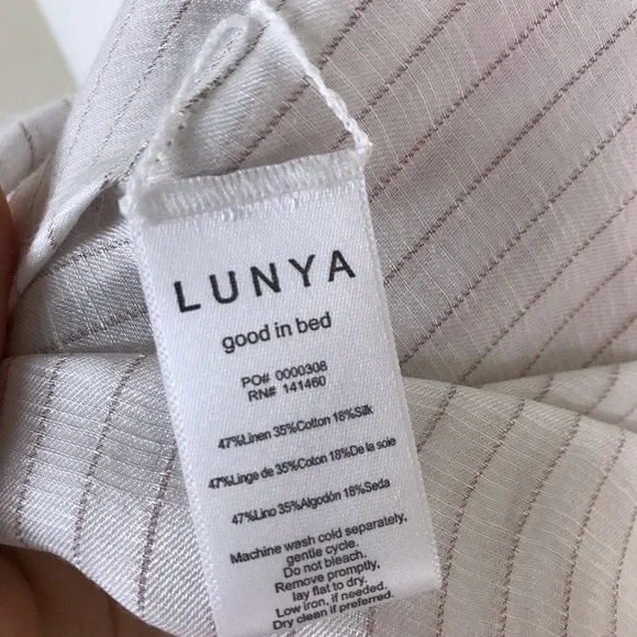 NEW Lunya resort linen silk robe - Picture 12 of 12